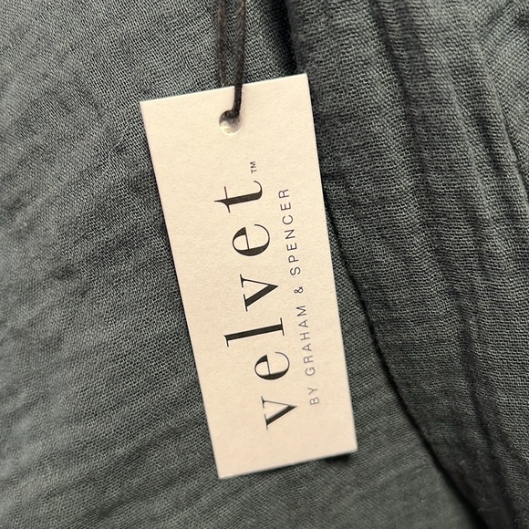 Velvet by Graham NWT Women’s Pauline Cotton Gauze midi dress. Size 2X. Pockets. - Picture 4 of 7